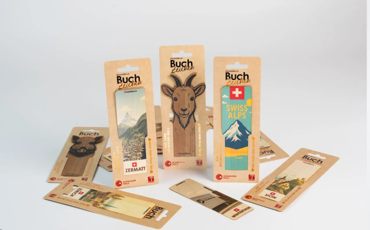 Buchzeichen Verpackung